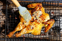 BBQ Ginger and Sesame Spatchcocked Poussin