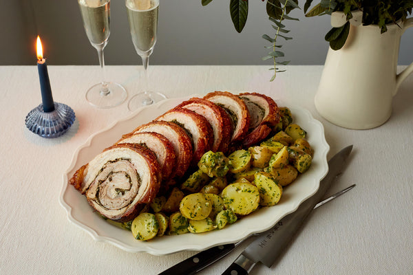 Rolled and stuffed porchetta | HG Walter Ltd